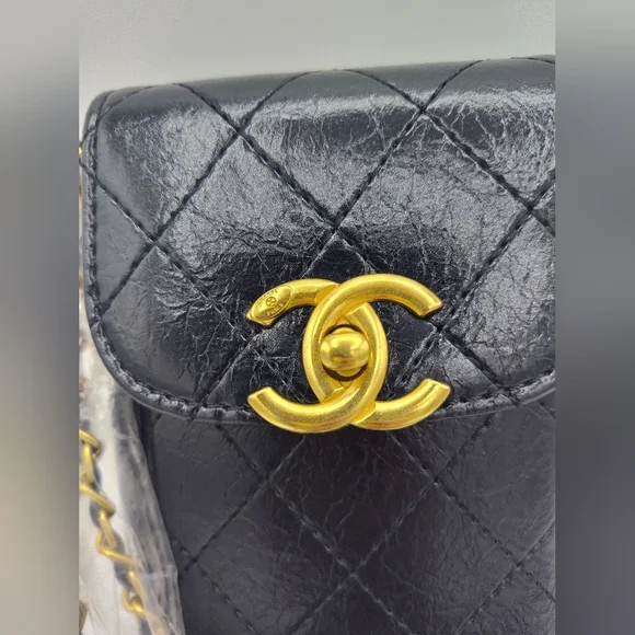 CHANEL Makeup Quilted Mini Crossbody iPhone  Phone Pouch Tweed Coin Case NIB - Picture 5 of 12